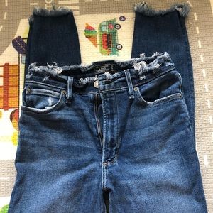 Abercrombie&Fitch high rise ankle jeans
